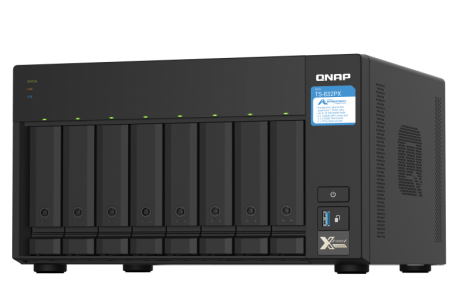 QNAP TS-832PX 8 YUVALI 4GB NAS DEPOLAMA ÜNİTESİ