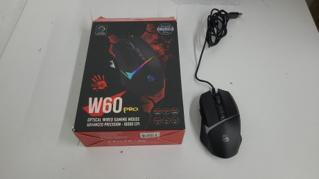 BLOODY W60 PRO S.BLACK 10K CPI OPT RGB-UC3(OUTLET)