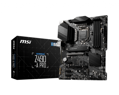 MSI Z490-A PRO DDR4 5000(OC) M.2 ATX 1200p