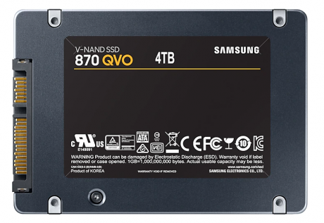4TB SAMSUNG 870 560/530MB/s QVO MZ-77Q4T0BW SSD (Resmi Distribütör Garantili)