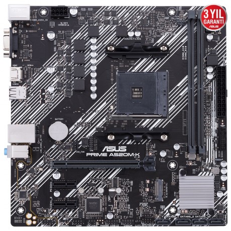 ASUS PRIME A520M-K DDR4 4600MHz VGA M.2 MATX AM4