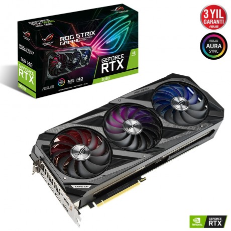 ASUS ROG-STRIX-RTX3090-24G-GAMING 24GB GDDR6X 384Bit