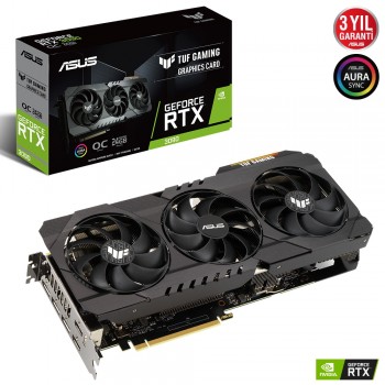 ASUS TUF-RTX3090-O24G-GAMING 24GB GDDR6X HDMI DP 384Bit