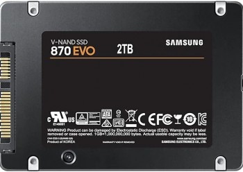 2TB SAMSUNG 870 560/530MB/s EVO MZ-77E2T0BW SSD (Resmi Distribütör Garantili)