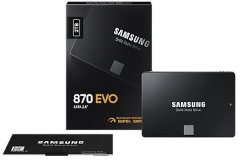 2TB SAMSUNG 870 560/530MB/s EVO MZ-77E2T0BW SSD (Resmi Distribütör Garantili)
