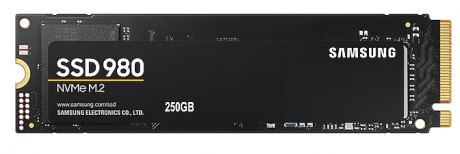 250GB SAMSUNG 980 2900/1300MB/s M.2 NVMe MZ-V8V250BW (Resmi Distribütör Garantili)