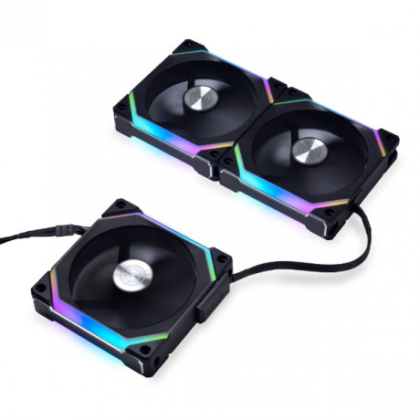 Lian Li UNI FAN SL120 V2 3x120mm Syah RGB Kasa Fanı (G99.12SLV23B.00)