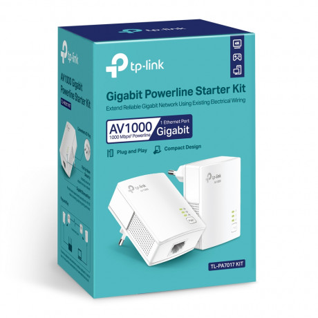 TP-LINK TL-PA7017KIT 1000MBPS AV1000 POWERLINE AD