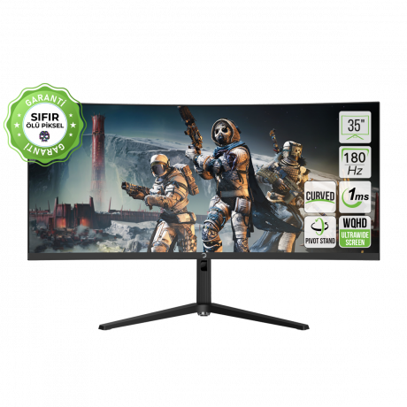 35 GAMEPOWER WQ35 180HZ 1MS WQHD CURVED MONITOR