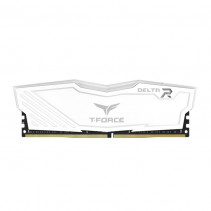 Team T-Force Delta RGB White 32GB (2x16GB) 3600MHz CL18 DDR4 Gaming Ram (TF4D432G3600HC18JDC01)