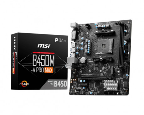 MSI B450M-A PRO MAX II AMD DDR4 4133Mhz(OC) MATX AM4