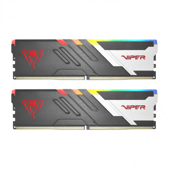 Patriot Viper Venom RGB 32GB (2x16GB) DDR5 5600MHz CL36 Gaming Ram (Bellek) (PVVR532G560C36K) 