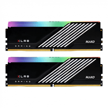 PNY XLR8 Gaming MAKO EPIC-X RGB 32GB (2x16GB) 6000MHz CL40 DDR5 Gaming Ram (MD32GK2D5600040MXRGB)