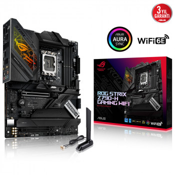 ASUS ROG STRIX Z790-H GAMING WIFI DDR5 DP HDMI 4xM2 USB3.2 WiFi BT RGB LAN ATX 1700P