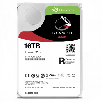 16TB SEAGATE IRONWOLF 7200 256M  NAS ST16000NT001