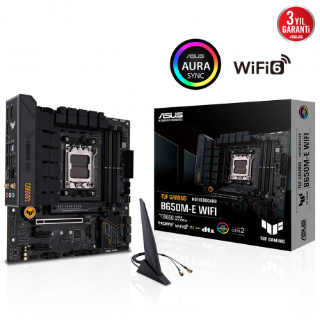 ASUS TUF GAMING B650-E WIFI DDR5 8000+(OC) DP HDMI ATX AM5