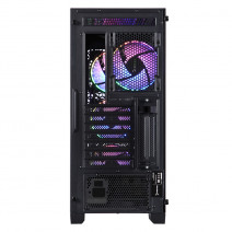 GamePower Savagis ATX 4* ARGB Fan Temperli Cam Hub Siyah Gaming Kasa