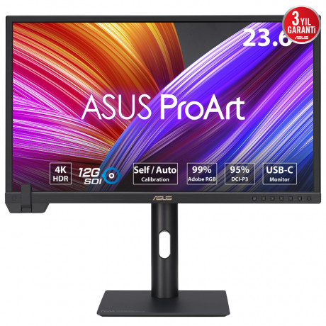 23.6 ASUS PROART PA24US 4K IPS HDR 5MS DP HDMI