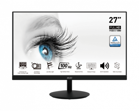 27 MSI PRO MP271A FHD 1MS 100HZ FLAT IPS 