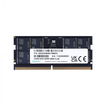 Apacer 32 GB(1x32GB) 5600Mhz SODIMM CL40 DDR5 Notebook Ram ( FS.32G2C.PK)